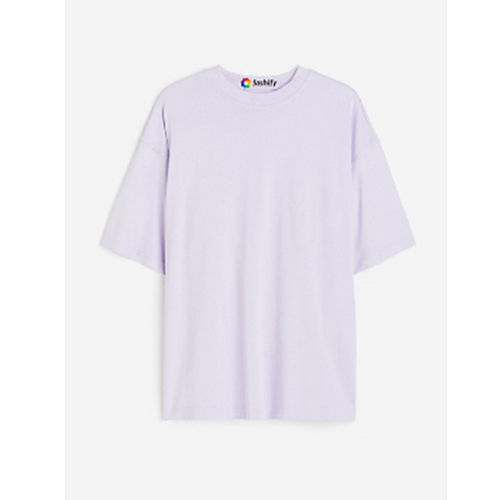 Cotton Mens Round Neck Oversized T-Shirt