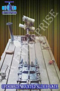 Modern CI THIMBLE MOUNTED SLUICE GATE
