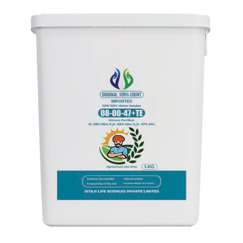 Npk-08-00-47-Water Soluble Mixture Fertilizer - Application: Agriculture