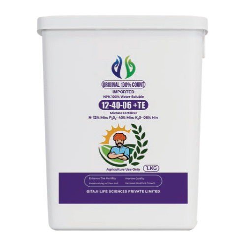 NPK-12-40-06+TE Water Soluble Mixture Fertilizer