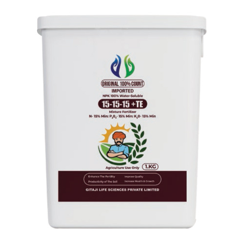 NPK-15-15-15+TE Water Soluble Mixture Fertilizer