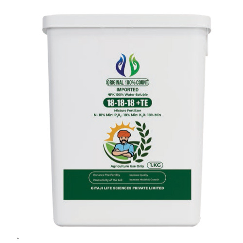 NPK-18-18-18+TE Water Soluble Mixture Fertilizer