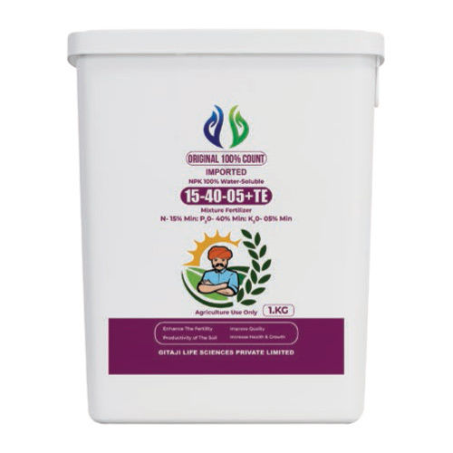 Npk-15-40-05-water Soluble Mixture Fertilizer - Application: Agriculture