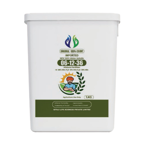 NPK-06-12-36 Water Soluble Mixture Fertilizer