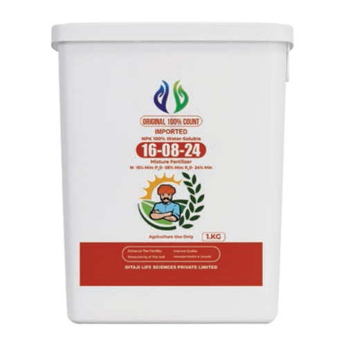 NPK-16-08-24 Water Soluble Mixture Fertilizer