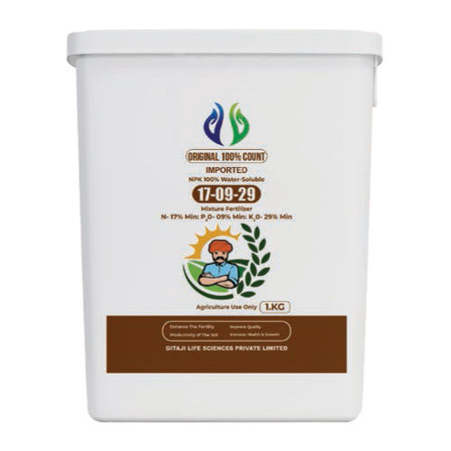 Npk-17-09-29 Water Soluble Mixture Fertilizer Application: Agriculture