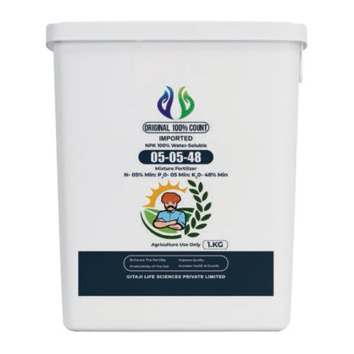 Npk-05-05-48 Water Soluble Mixture Fertilizer Application: Agriculture