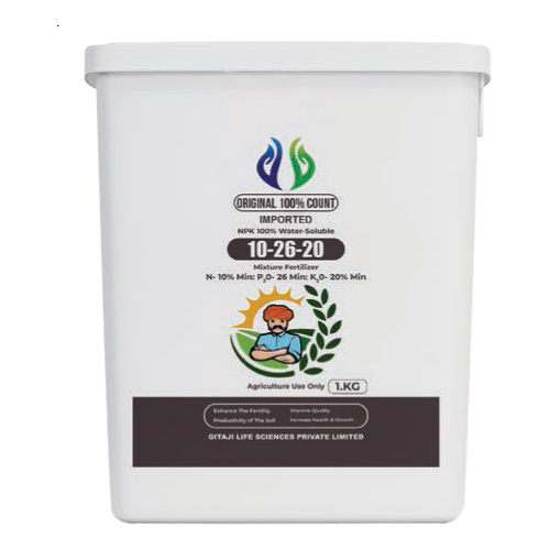 NPK-10-26-20 Water Soluble Mixture Fertilizer