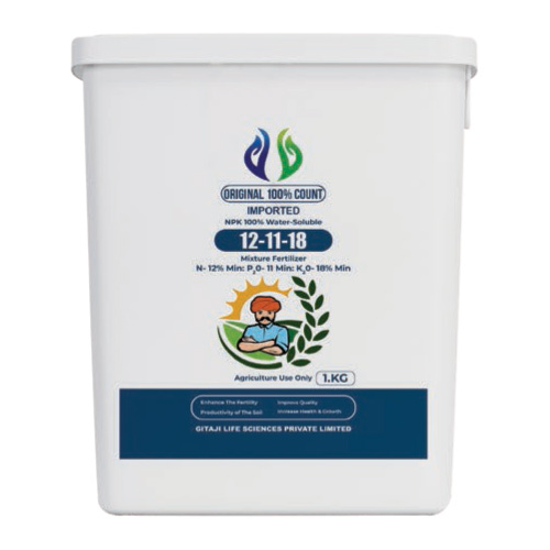 NPK-12-11-18 Water Soluble Mixture Fertilizer