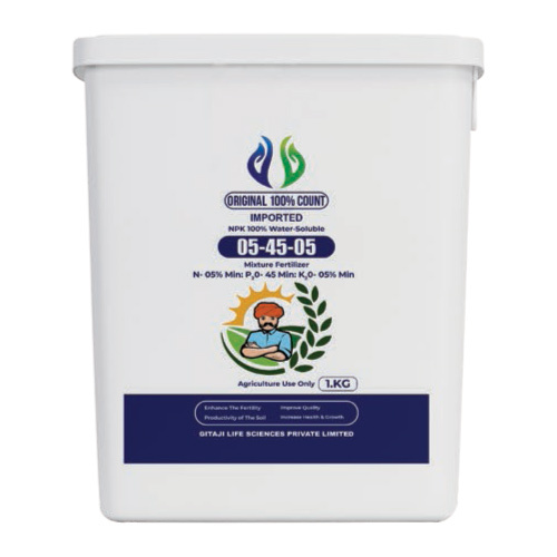 NPK-05-45-05 Water Soluble Mixture Fertilizer