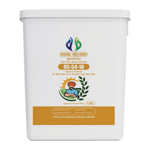 NPK-05-54-18 Water Soluble Mixture Fertilizer