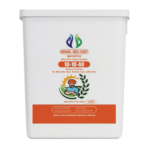 NPK-10-10-40 Water Soluble Mixture Fertilizer