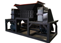 Heavy Duty Industrial Primary Tire Waste Shredder - Double Shaft Design, 100-1000 Kgs/hr Capacity, Fully Automatic Operation | Robust Cutting Mechanisms, Easy Maintenance