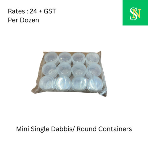 Single Dabbi Round Container