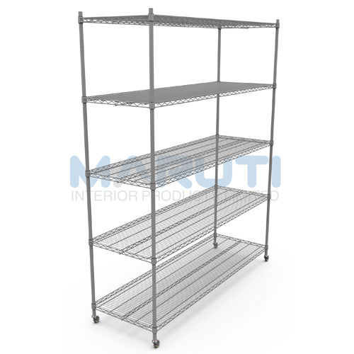 High Quality 24 X 72 5 Tiers Grey Wire Shelving