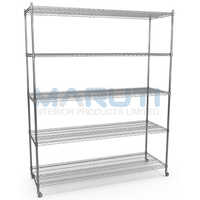 24 X 48 5 Tiers Chrome Wire Shelving - Feature: High Quality