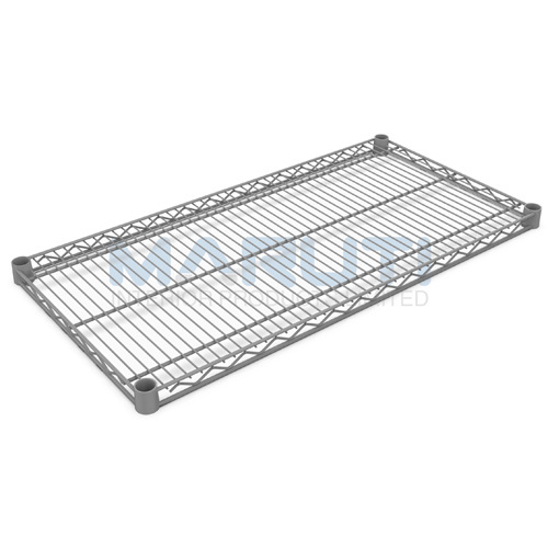 18 x 72 Wire Shelving Grey