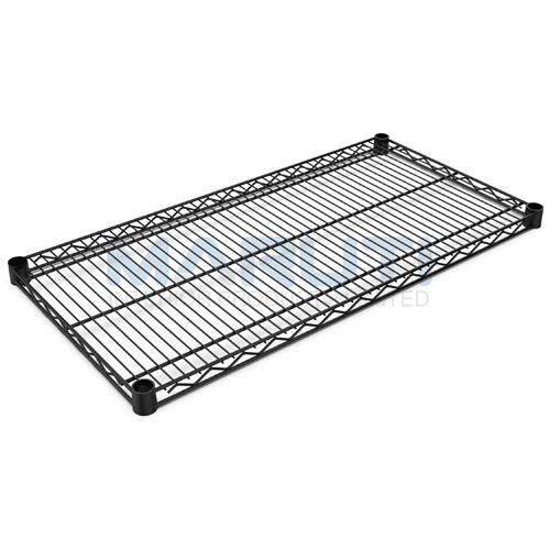 18 x 48 Wire Shelving Black Colour