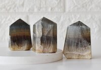 Polished Multi Fluorite Points, Pointed Multi Fluorite Crystal