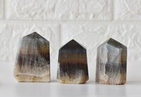 Polished Multi Fluorite Points, Pointed Multi Fluorite Crystal