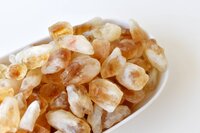 Natural Small Citrine Points, Natural Bulk Crystals