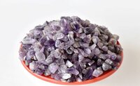 Amethyst Gemstone Chips Loose Crystal Chips - Natural Purple Gemstone, Standard Size, Undrilled And Unpolished | Resealable Bag For Easy Storage