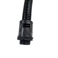 Conduit Gland Pg - 13.5 | Polyamide Pa6 V2 Material, Size Pg - 13.5, Black Color, Spiral Diameter 14.2x18.4 Mm, Length 31 Mm, Uv Resistant