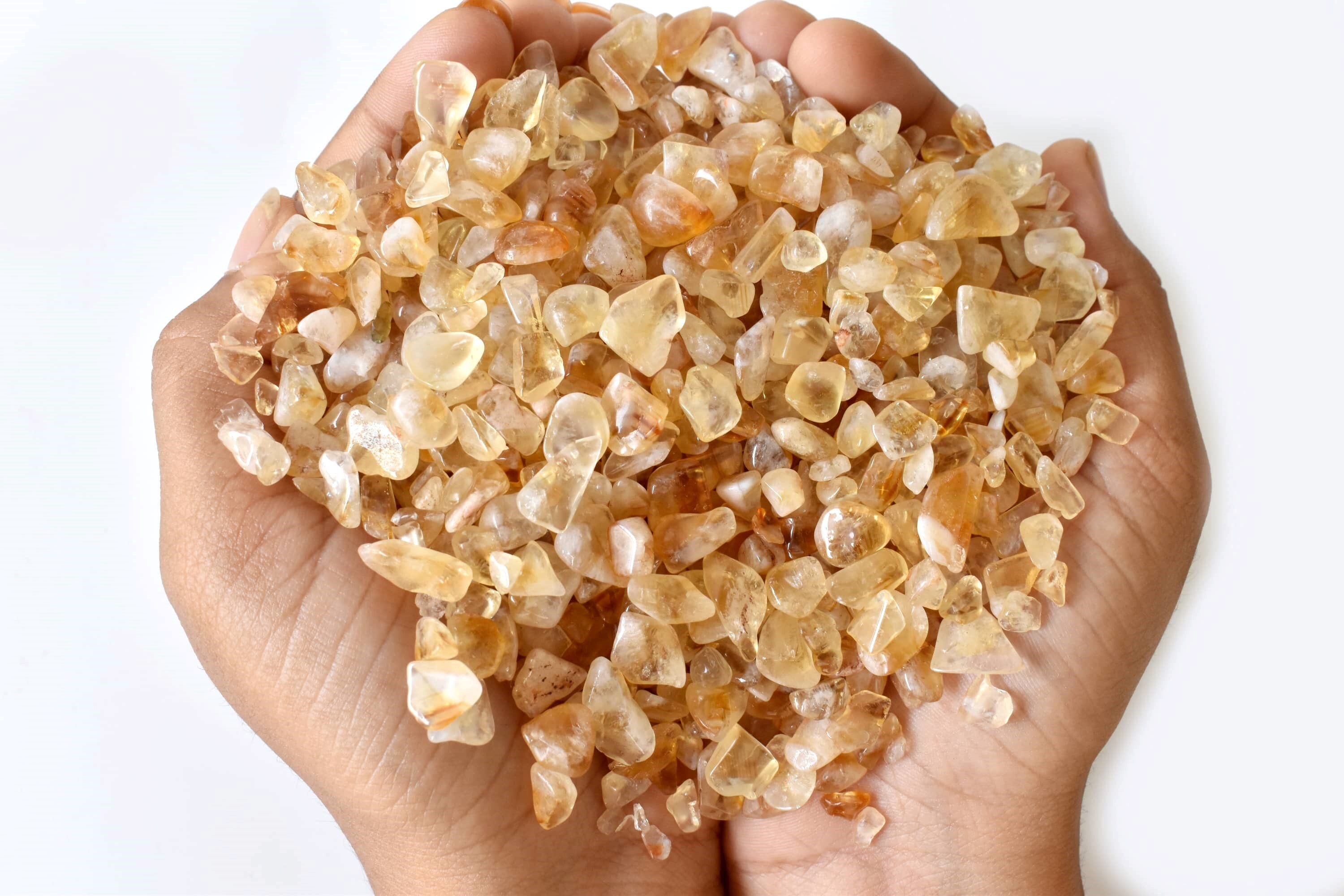 Citrine Gemstone Chips Loose Crystal Chips