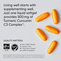 Sports Research Turmeric Curcumin C3 Complex - Softgels 120 Count