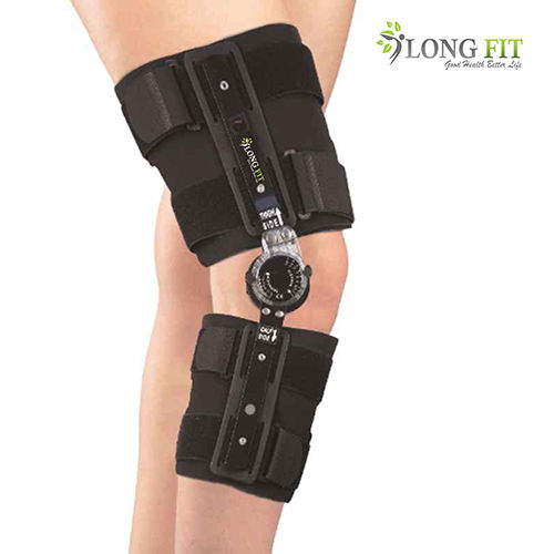 Rom Knee Brace - Eco-Friendly Recyclable Material, Portable Design with Warranty | Supports Knee Stability for Injury Recovery and Arthritis Relief