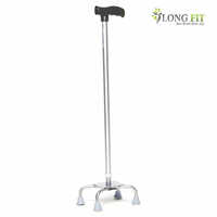 Walking Sticks - Iron Material, Manual Power Source | Portable Design, Four-leg Stability