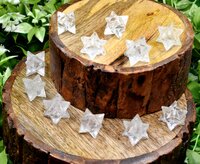 Crystal Quartz Crystal Merkaba Stars, Crystal Grid, Energy Healing Sacred Geometry Stars