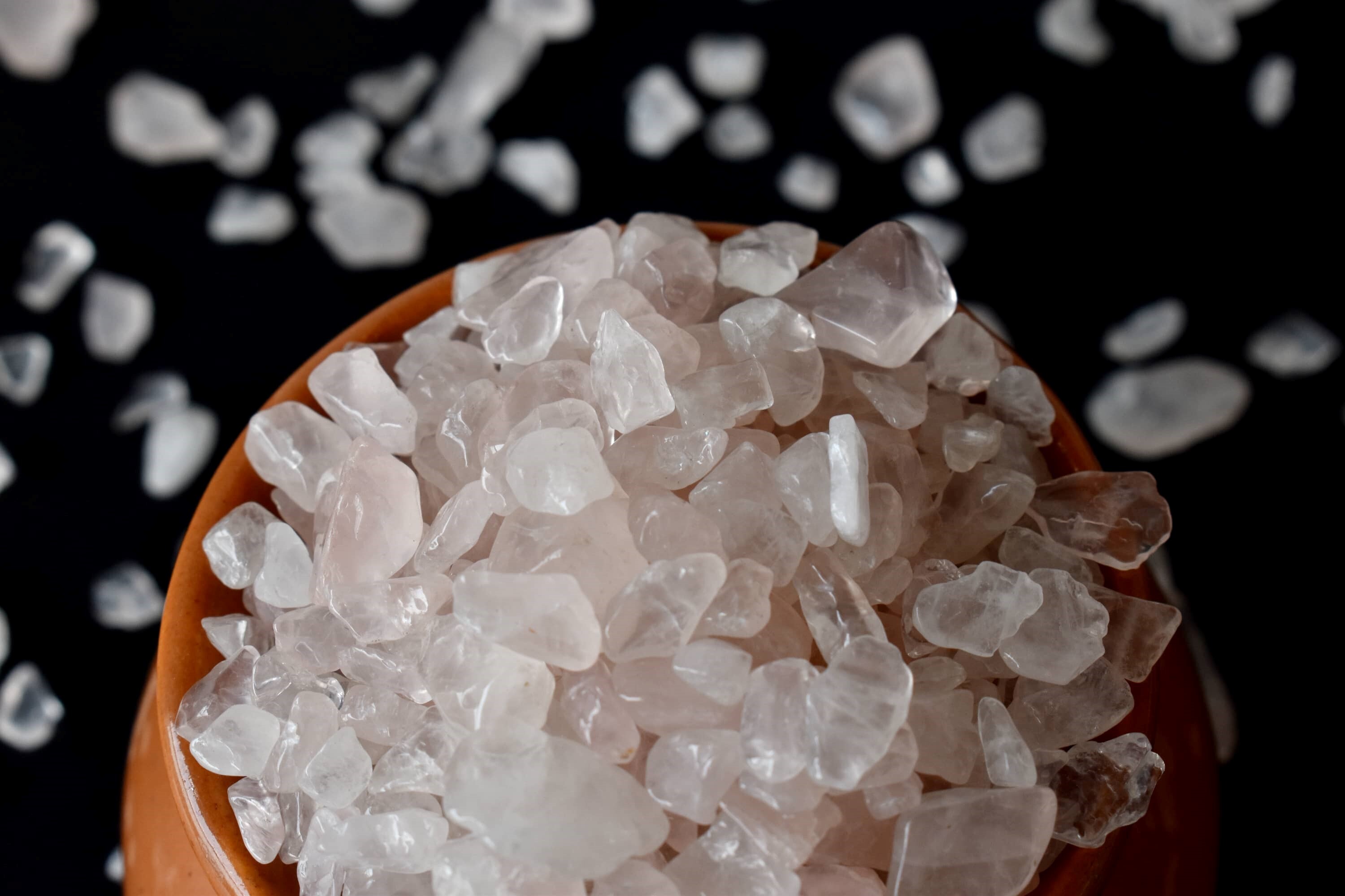 Rose Quartz Chips Loose Crystal Chips