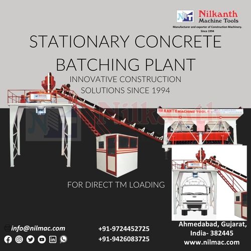 Stationary Concrete Batching Plant