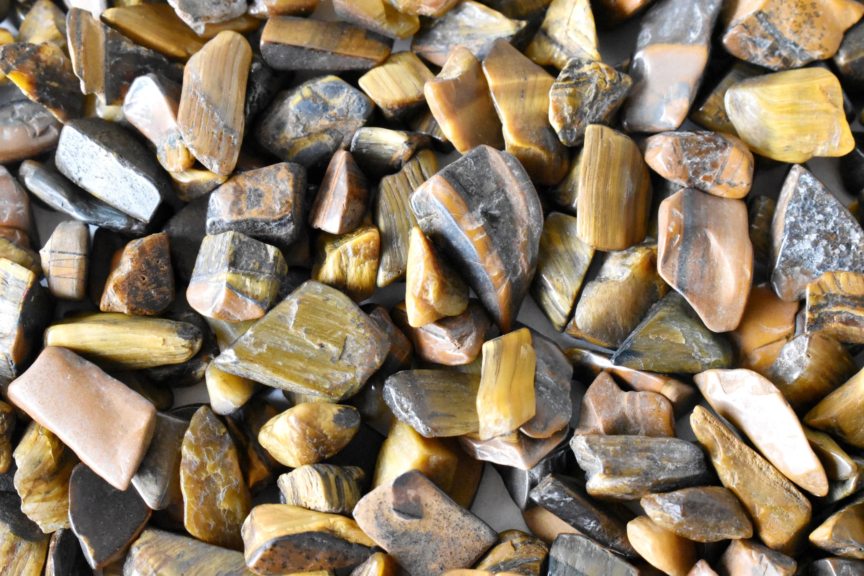 Tiger Eye Gemstone Chips Loose Crystal Chips