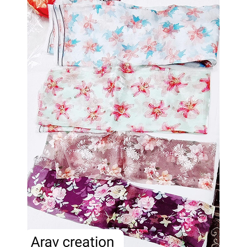 Lycra Printed Tissue Digital Fabric