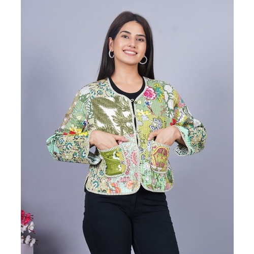 Cotton Quilted Reversible Jacket