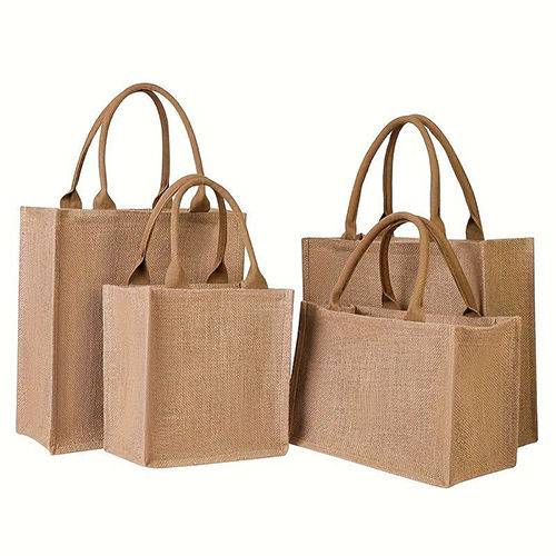 Brown Jute Shopping Bag