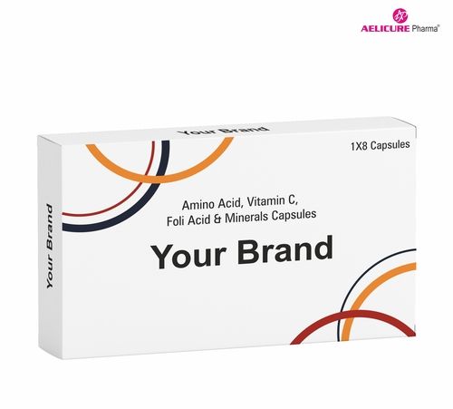 Amino Acid Vitamin C Folic Acid And Minerals Capsules