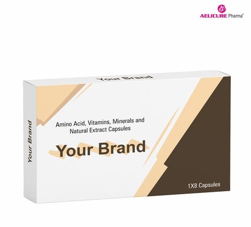 Amono Acid Vitamins Minerals And Natural Extract Capsules Best Before: 18 Months