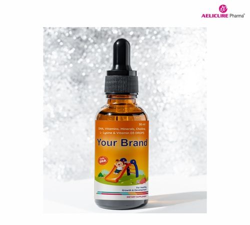 Dha Vitamin Minerals Choline L Lysine And Vitamin D3 Drops Dosage Form: Liquid