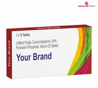 Methycobalamin L Methyl Pyridoxal 5 Phosphate And Vitamin D3 Tablets - Best Before: 18 Months