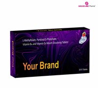 Methylcobalamin Pyridoxine Folic Acid Vitamin D3 Mouth Dissolving Tablets - Best Before: 18 Months