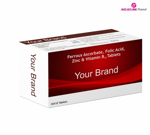 Ferrous Ascorbate Folic Acid And Zinc Tablets