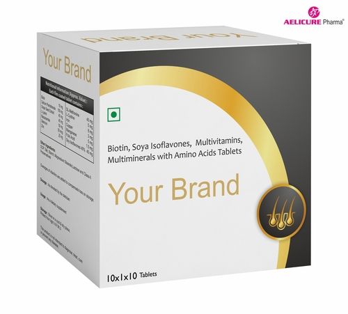 Biotin Soya Osoflavones Multivitamins Multiminerals With Amino Acids Tablets Origin: India