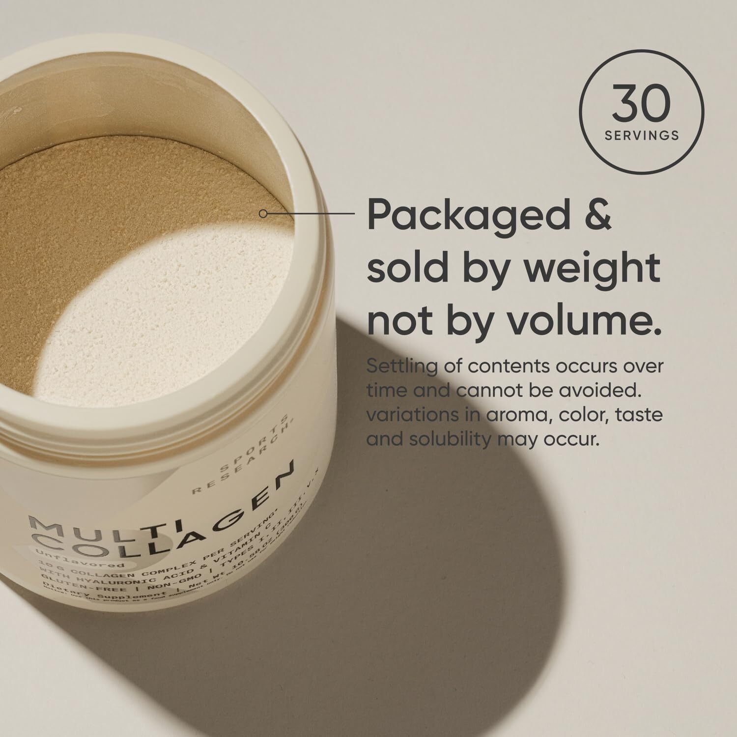 Sports Research Multi Collagen Protein Powder