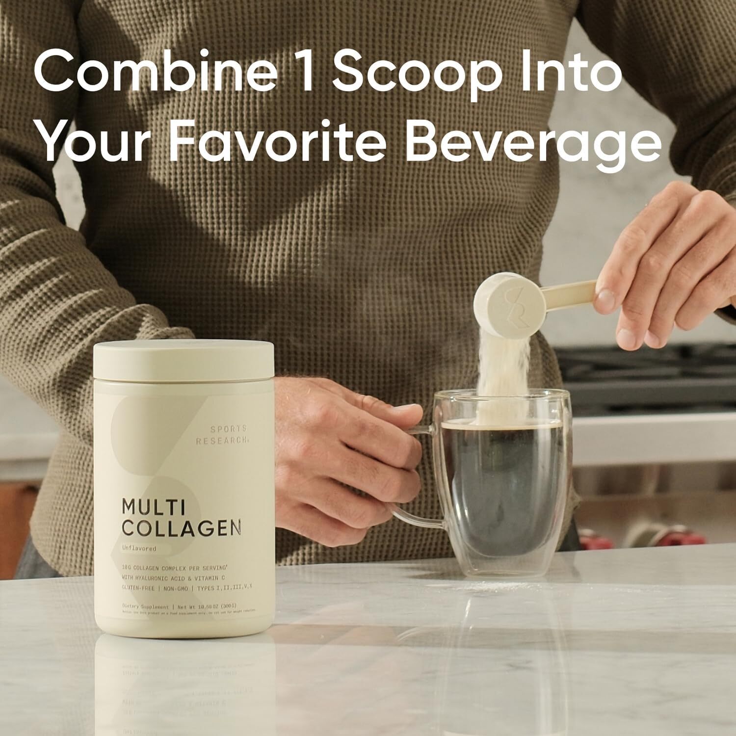 Sports Research Multi Collagen Protein Powder