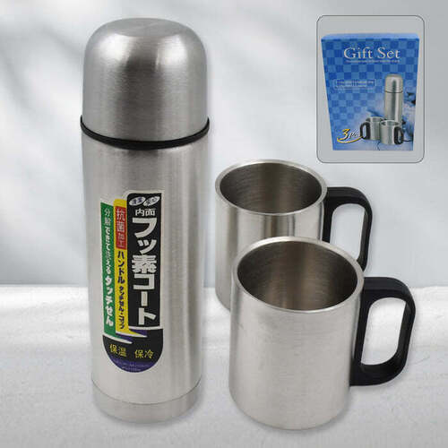 STAINLESS STEEL THERMOS FLASK