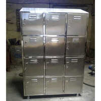 Stainless Steel Industrial Locker - Color: Grey