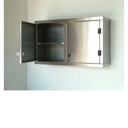 Silver Ss Wall Mounted Cabinet